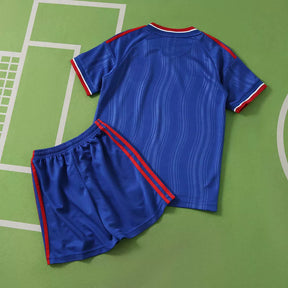 Kit Manchester United Away 26/27 Bambino Blu | Kit da Calcio