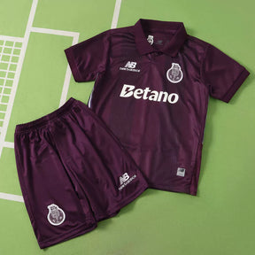 Kit Porto Away 26/27 Bambino Bordeaux | Kit da Calcio