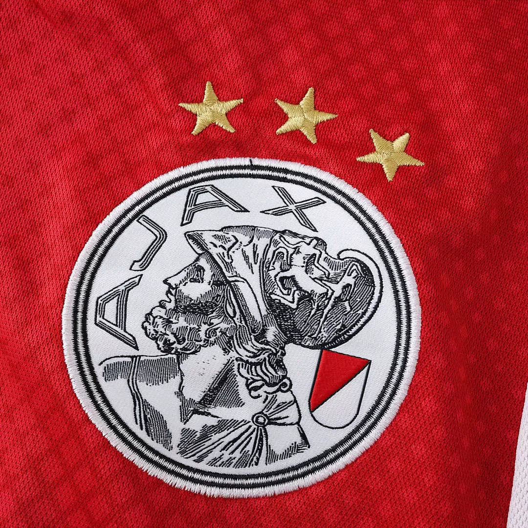 Maglia Ajax Home 25/26 Uomo Rosso e Bianco | Maglia da Calcio