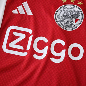 Maglia Ajax Home 25/26 Uomo Rosso e Bianco | Maglia da Calcio