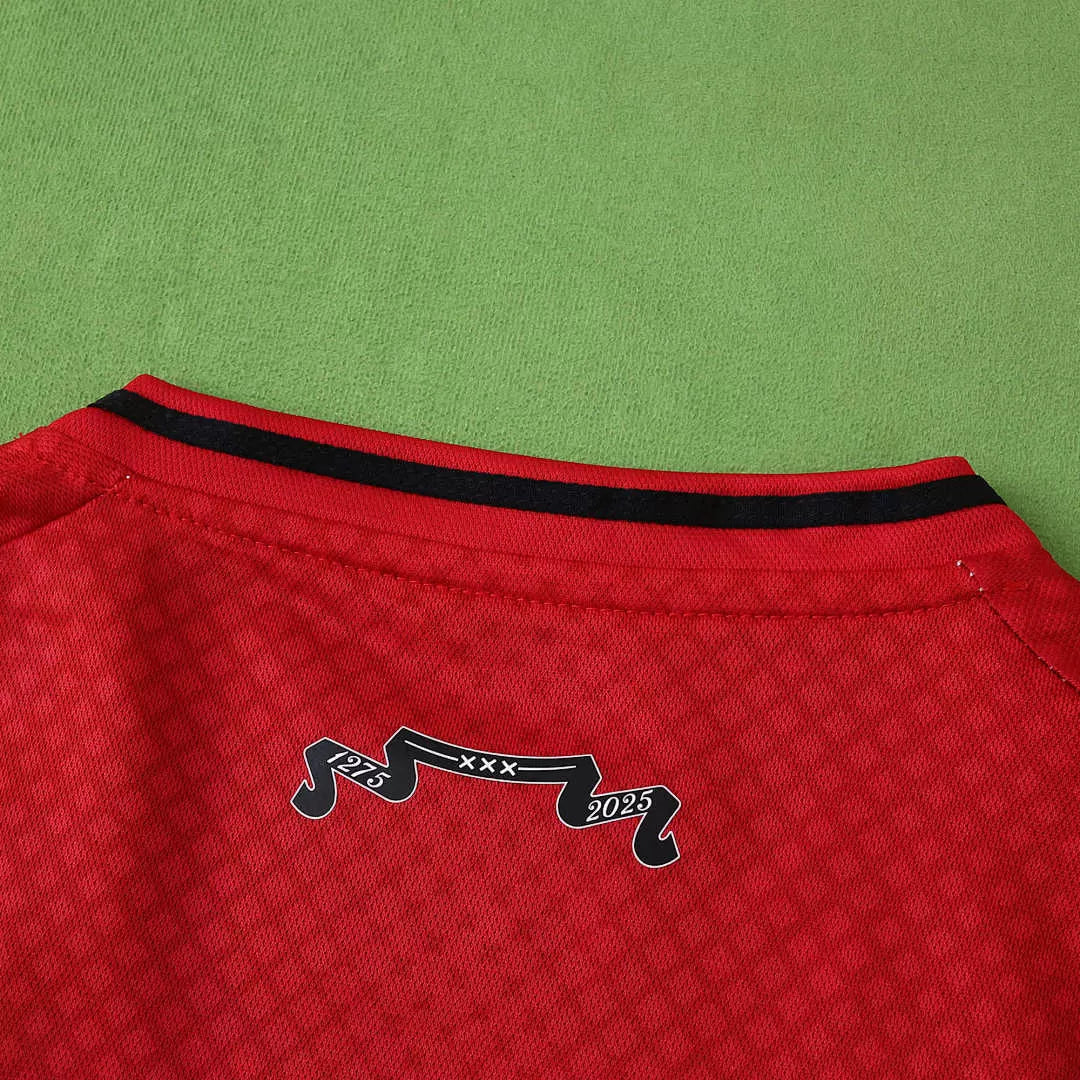 Maglia Ajax Home 25/26 Uomo Rosso e Bianco | Maglia da Calcio