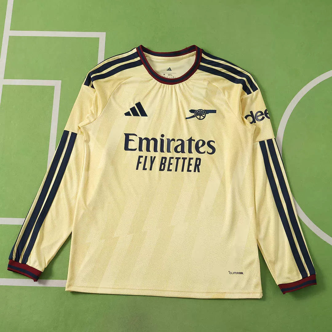 Maglia Arsenal Third Manica Lunga 26/27 Uomo Giallo | Maglia da Calcio