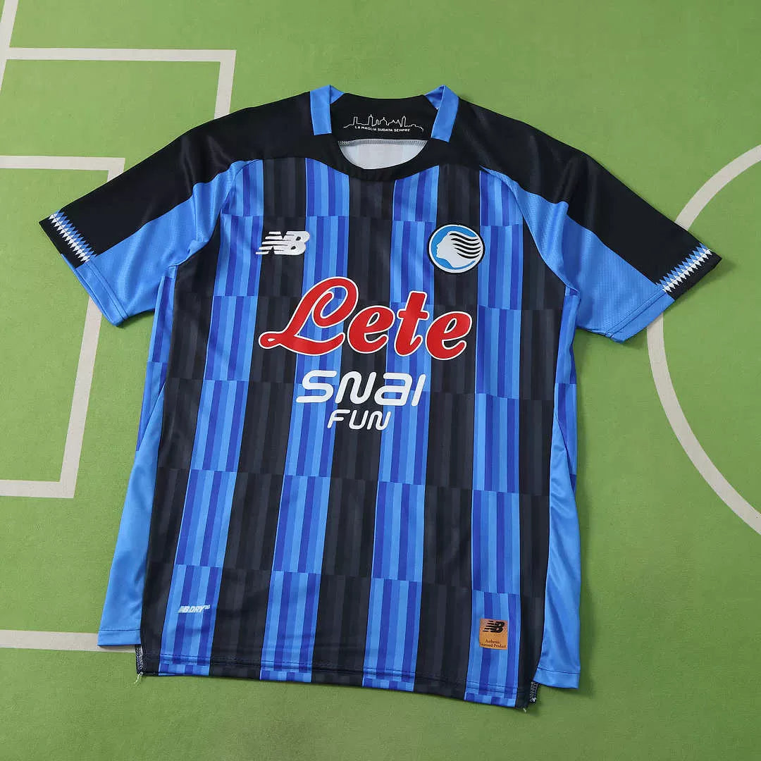 Maglia Atalanta Home 26/27 Uomo Nero e Azzurro | Maglia da Calcio