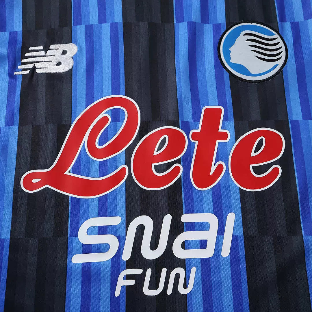 Maglia Atalanta Home 26/27 Uomo Nero e Azzurro | Maglia da Calcio