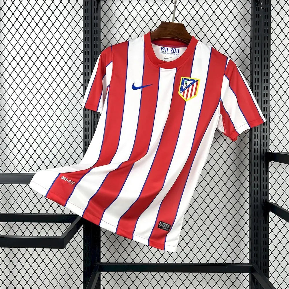 Maglia Atlético De Madrid Home 11/12 Uomo Rosso e Bianco | Maglia da Calcio
