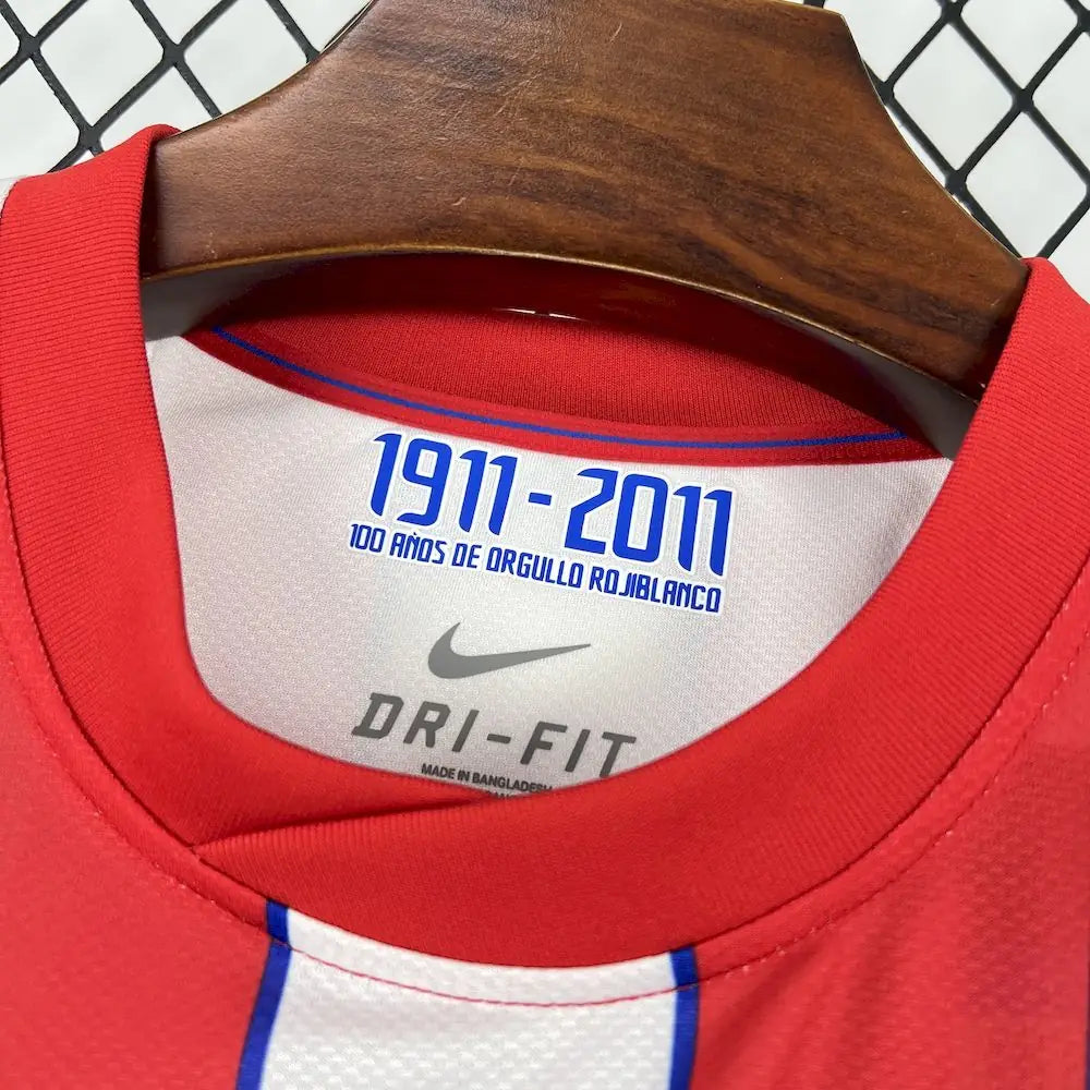 Maglia Atlético De Madrid Home 11/12 Uomo Rosso e Bianco | Maglia da Calcio
