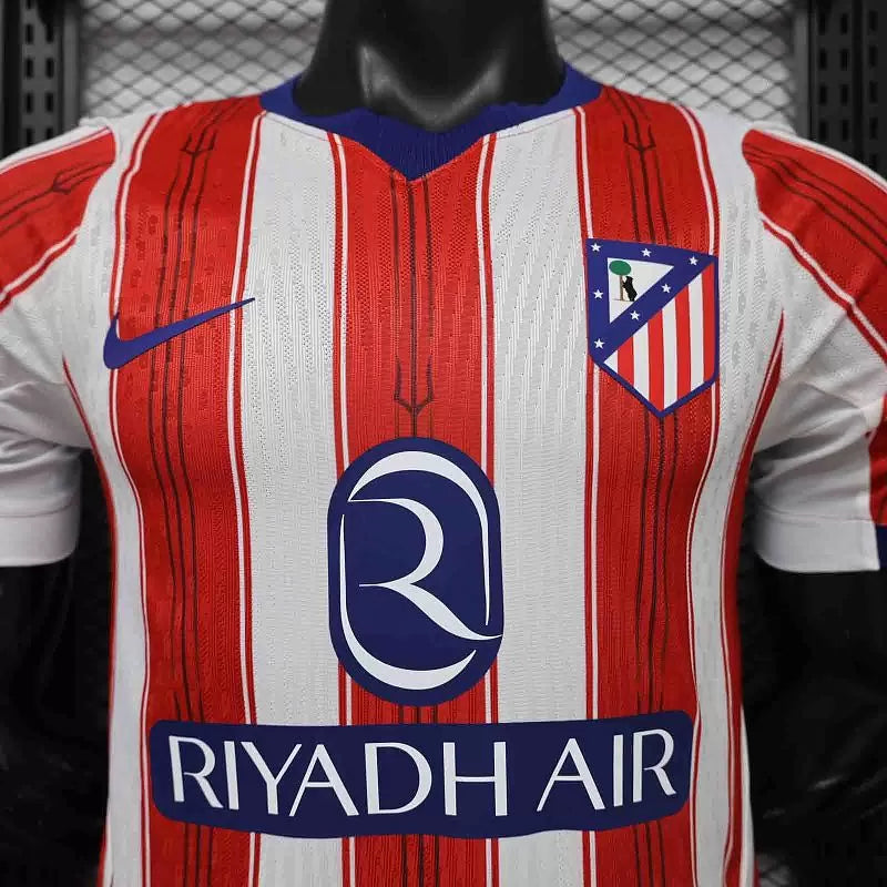 Maglia Atlético De Madrid Home 26/27 Player Uomo Rosso e Bianco a strisce verticali | Maglia da Calcio