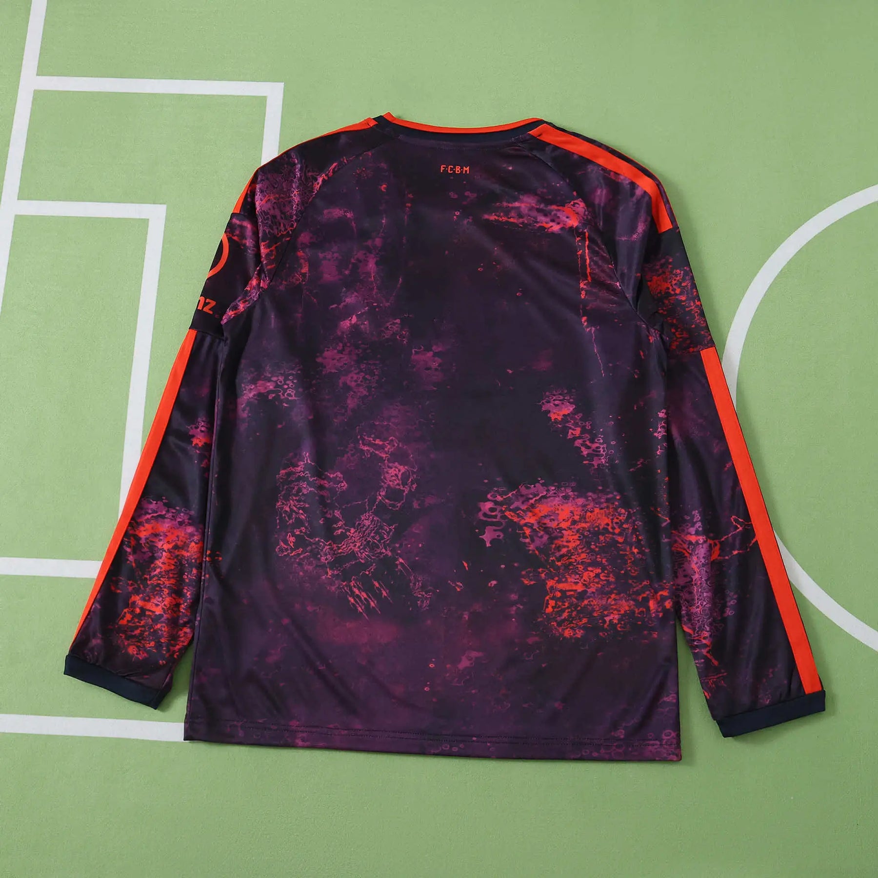 Maglia Away 26/27 Manica Lunga Uomo Viola con dettagli Arancione Fluo | Maglia da Calcio