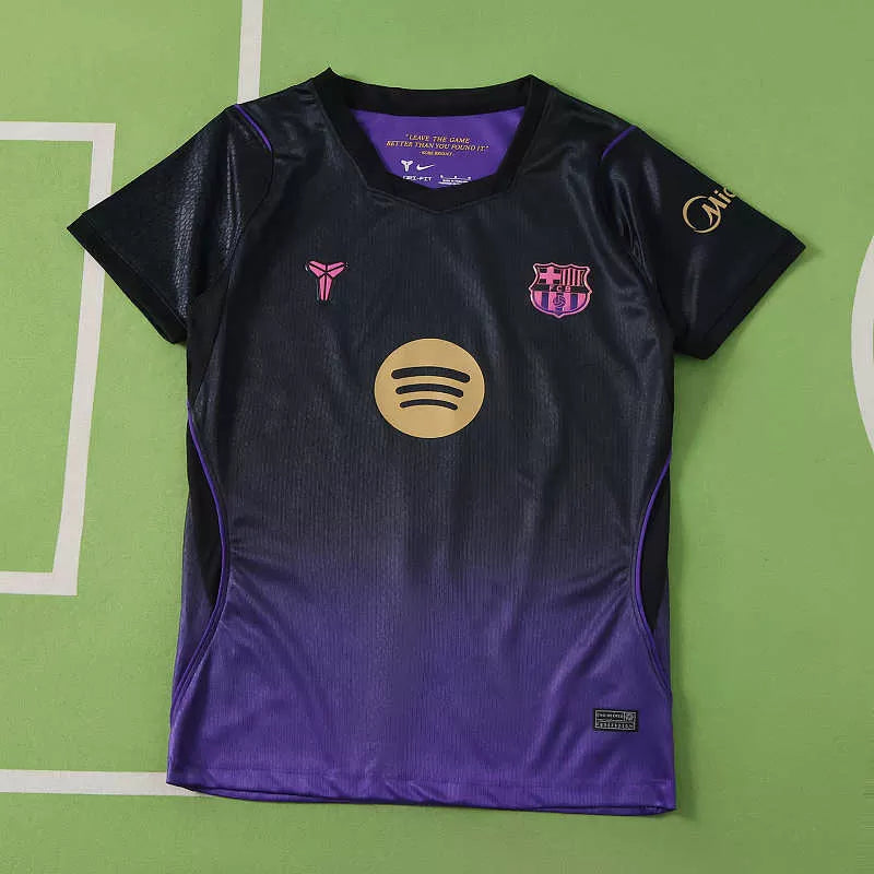 Maglia Barcelona Away 26/27 Donna Nero e Viola | Maglia da Calcio
