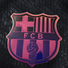 Maglia Barcelona Away 26/27 Manica Lunga Uomo Nero e Viola | Maglia da Calcio
