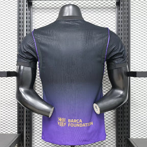 Maglia Barcelona Away 26/27 Player Uomo Nero/Viola Sfumato | Maglia da Calcio