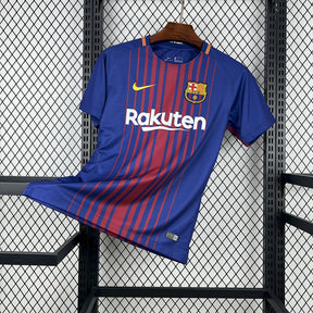 Maglia Barcelona Home 17/18 Retro Uomo Blu e Granata | Maglia da Calcio