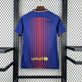 Maglia Barcelona Home 17/18 Retro Uomo Blu e Granata | Maglia da Calcio