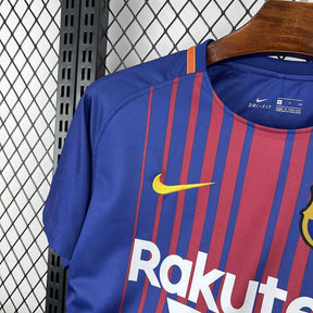 Maglia Barcelona Home 17/18 Retro Uomo Blu e Granata | Maglia da Calcio