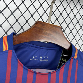 Maglia Barcelona Home 17/18 Retro Uomo Blu e Granata | Maglia da Calcio