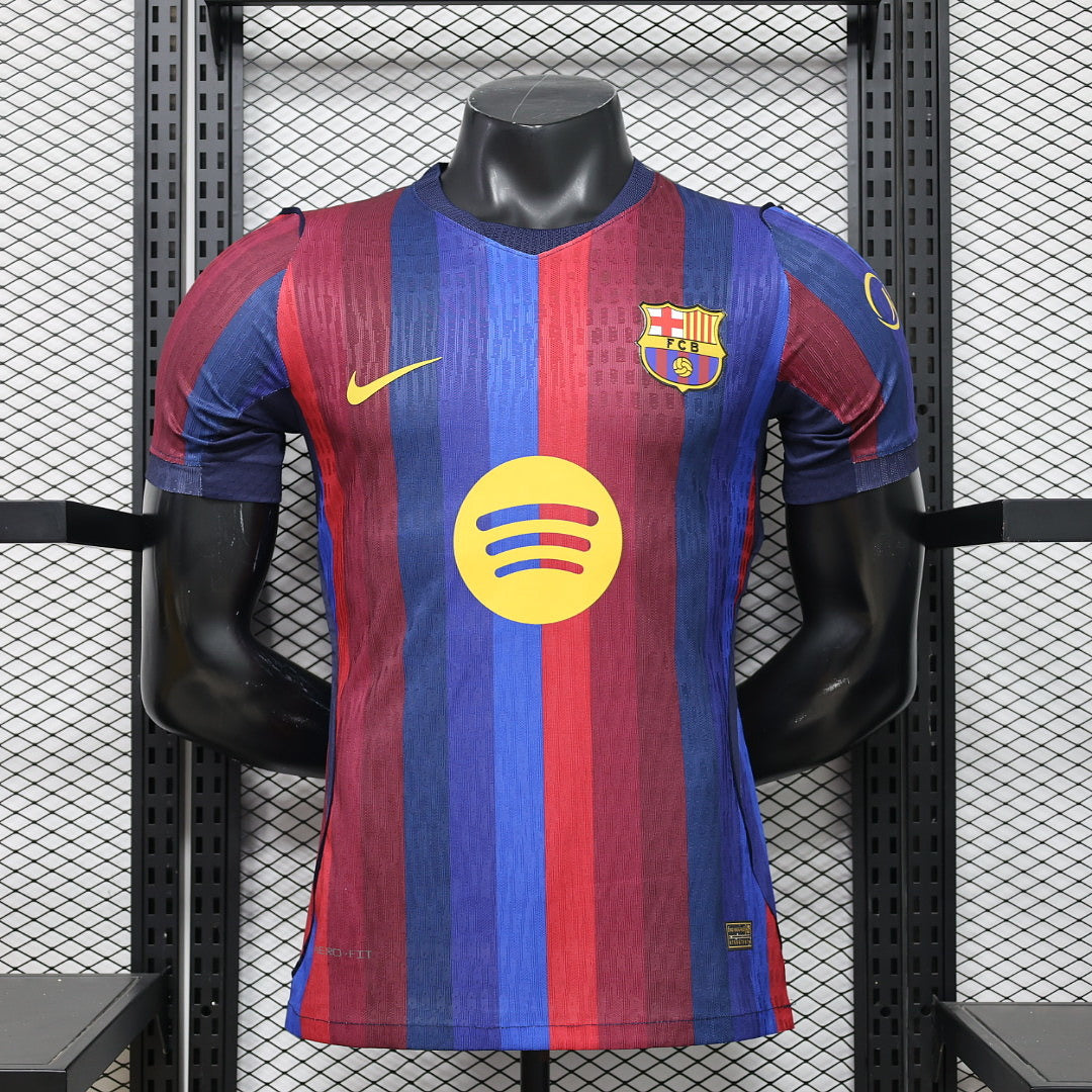 Maglia Barcelona Home 26/27 Player Uomo Blu e Rosso Granata | Maglia da Calcio