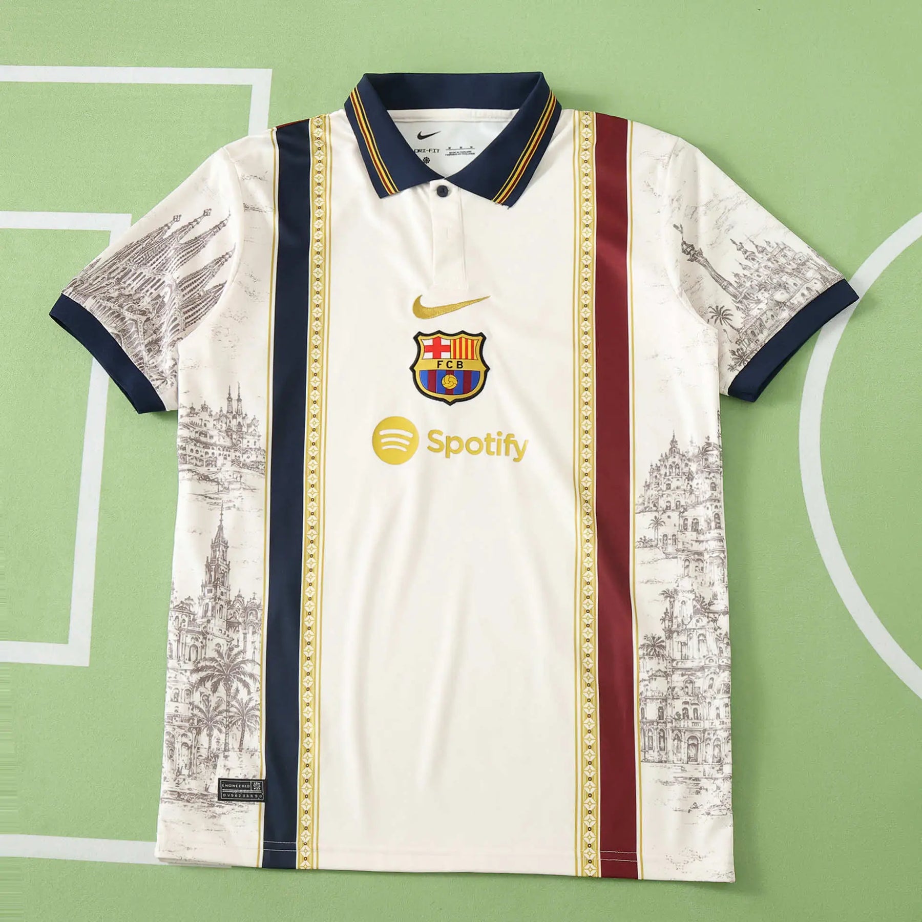 Maglia Barcelona Street Style 26/27 Uomo Bianco | Maglia da Calcio