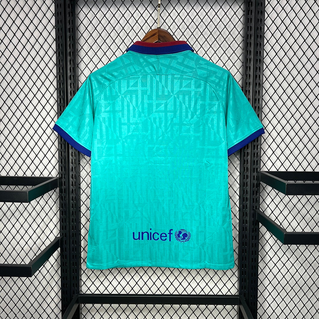 Maglia Barcelona Third 19/20 Retro Uomo Azzurro | Maglia da Calcio