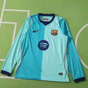 Maglia Barcelona Third 26/27 Manica Lunga Uomo Azzurro | Maglia da Calcio