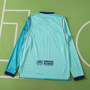 Maglia Barcelona Third 26/27 Manica Lunga Uomo Azzurro | Maglia da Calcio