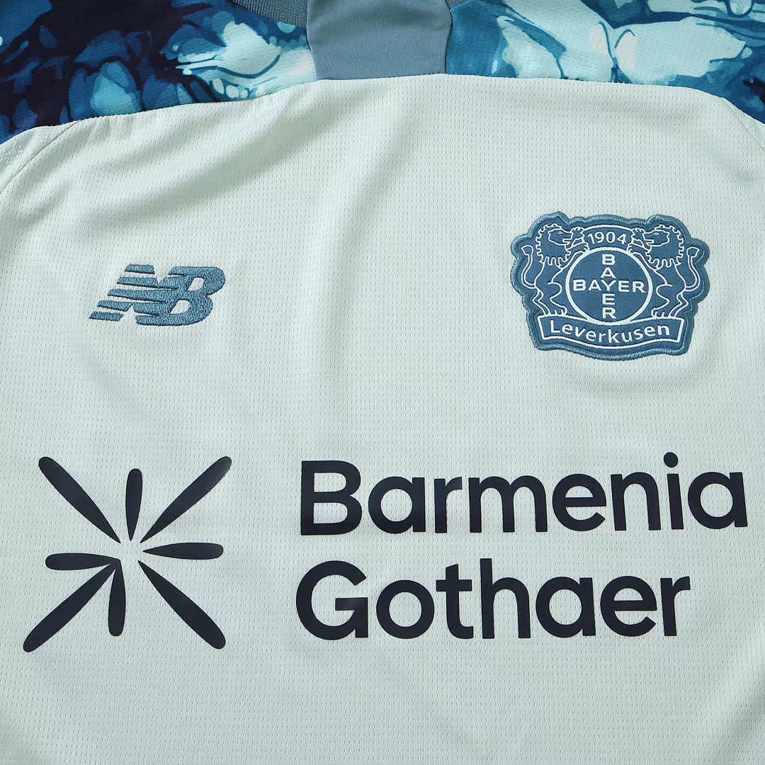 Maglia Bayer Leverkusen Away 26/27 Uomo Bianco e Blu | Maglia da Calcio