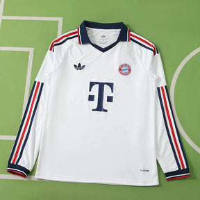 Maglia Bayern Munich Away Manica Lunga 26/27 Uomo Bianco | Maglia da Calcio