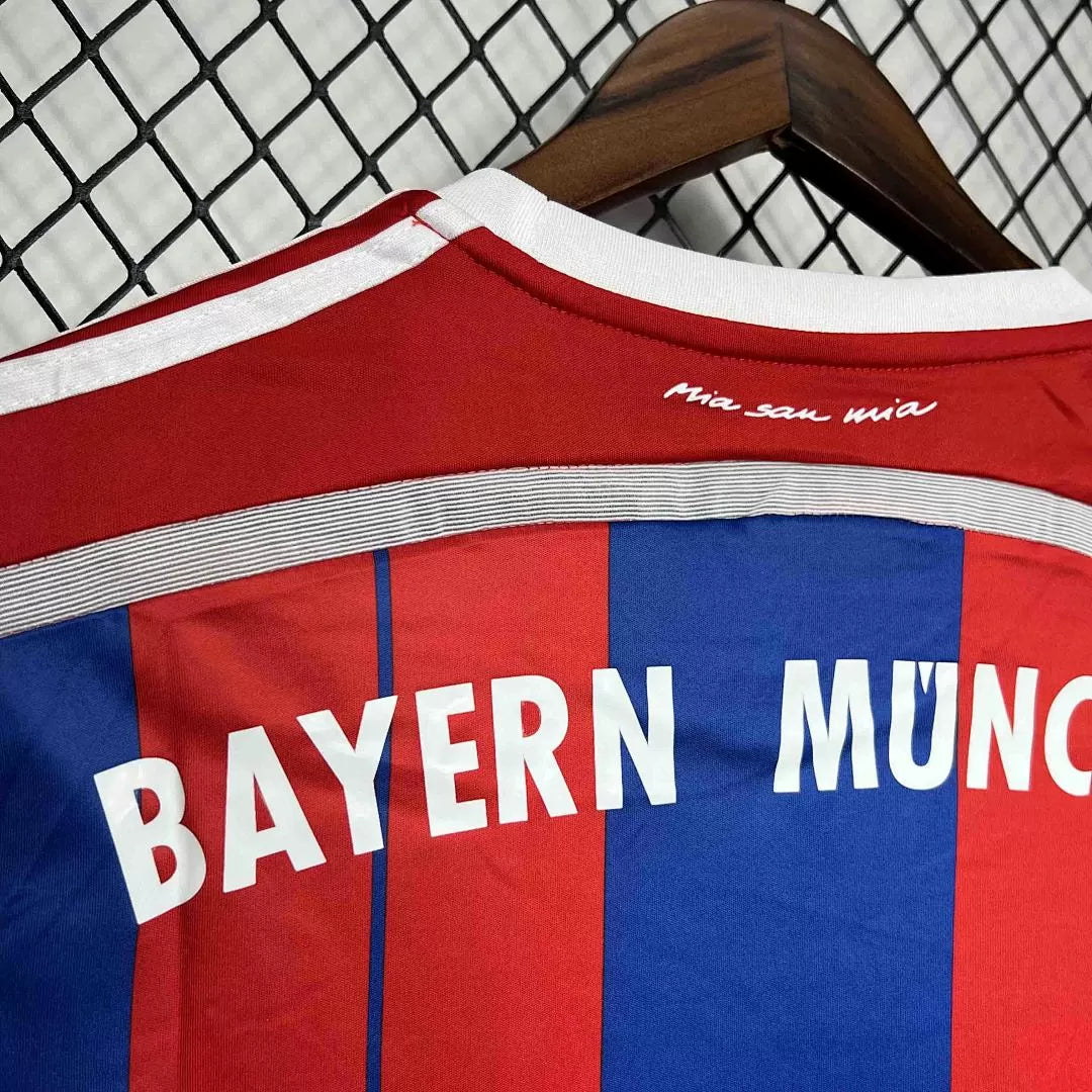 Maglia Bayern Munich Home 14/15 Retro Uomo Rosso e Blu | Maglia da Calcio