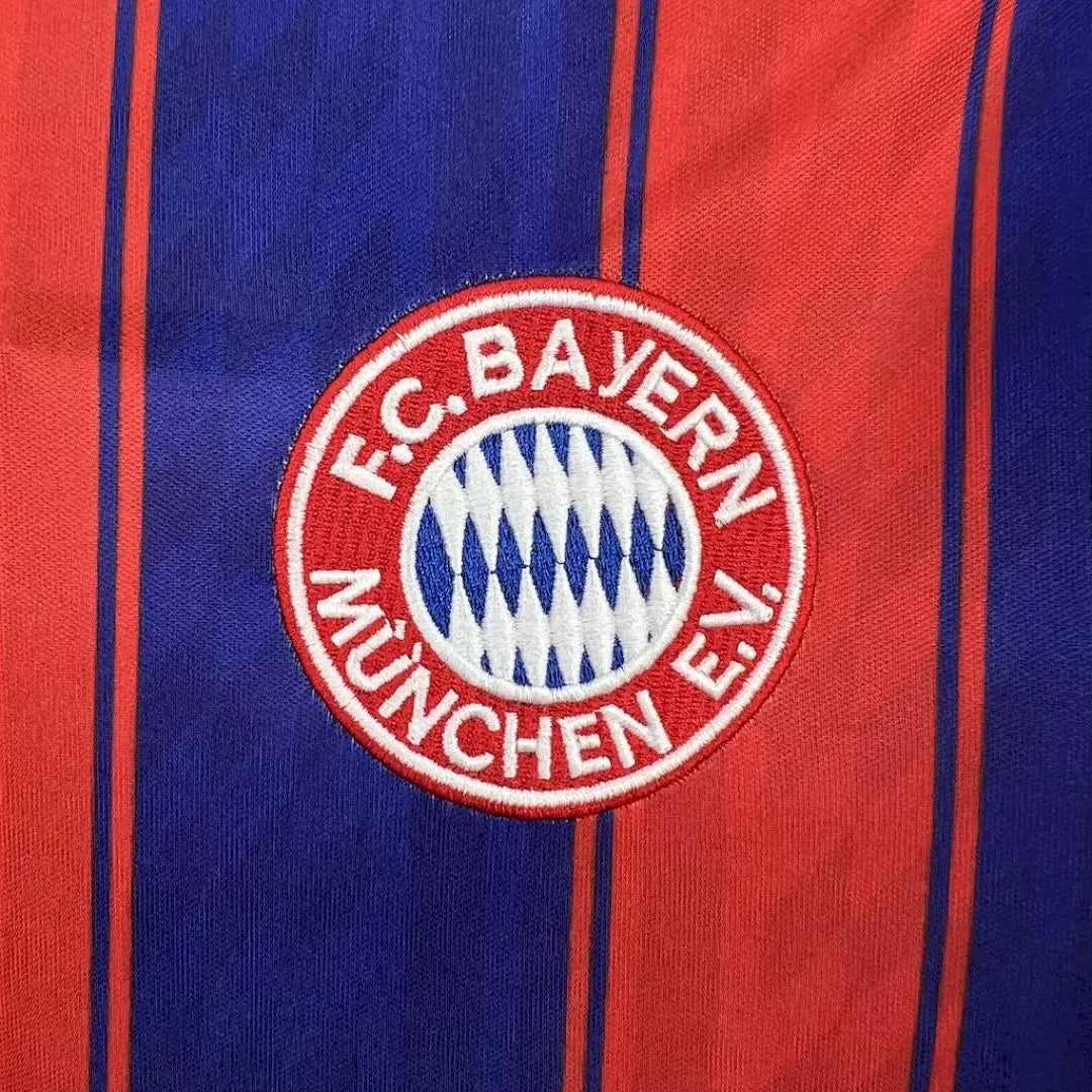 Maglia Bayern Munich Home 95/97 Retro Uomo Blu e Rosso | Maglia da Calcio