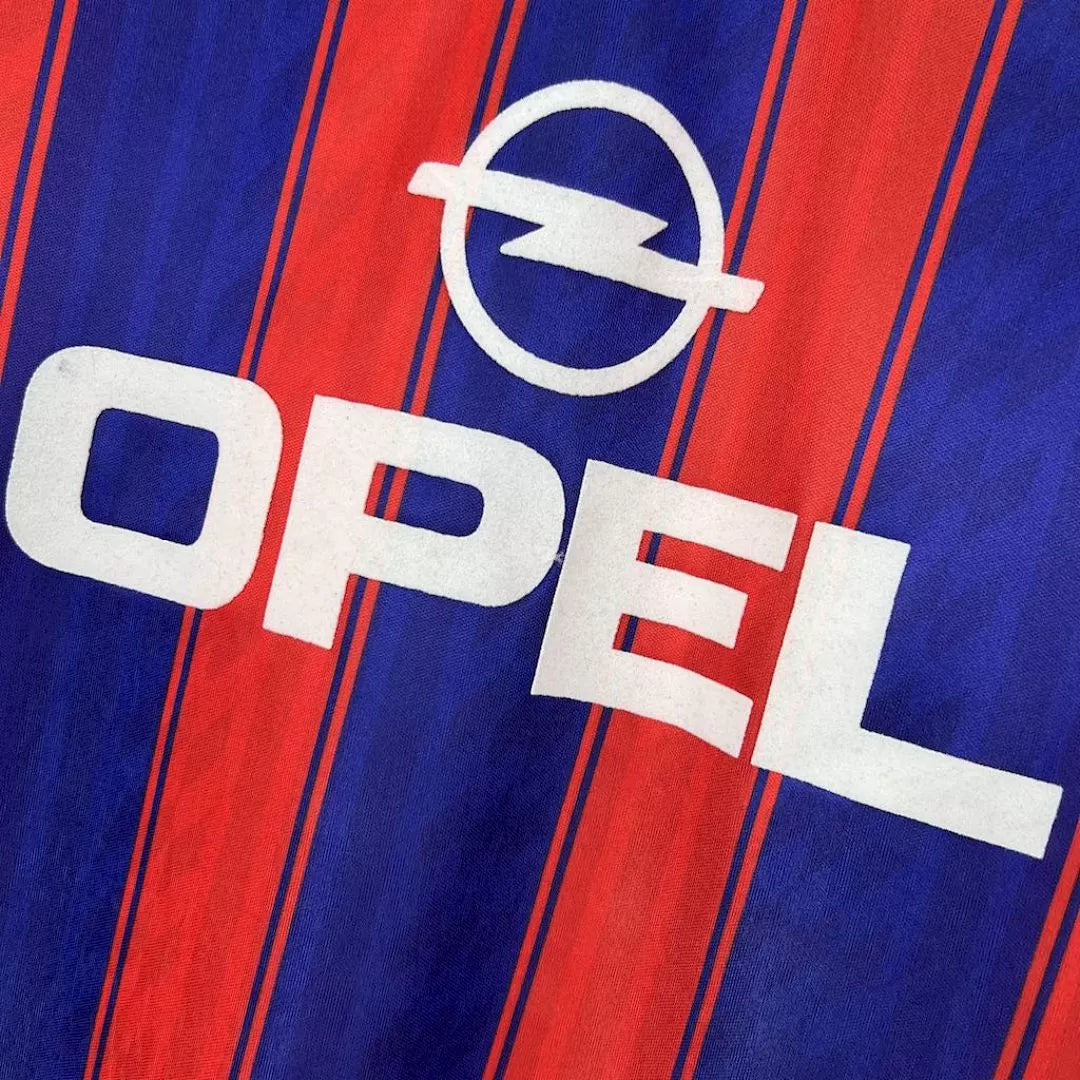 Maglia Bayern Munich Home 95/97 Retro Uomo Blu e Rosso | Maglia da Calcio