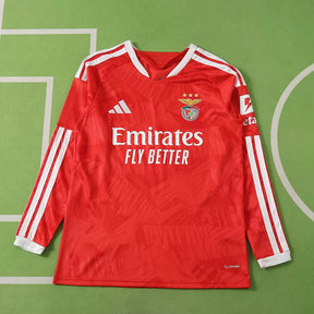 Maglia Benfica Home Manica Lunga 26/27 Uomo Rosso | Maglia da Calcio
