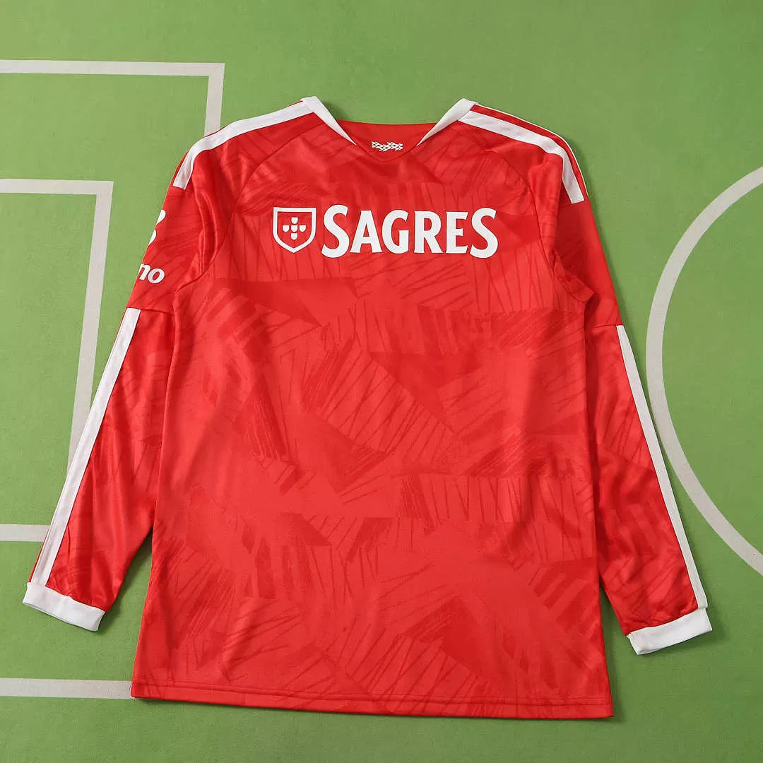 Maglia Benfica Home Manica Lunga 26/27 Uomo Rosso | Maglia da Calcio