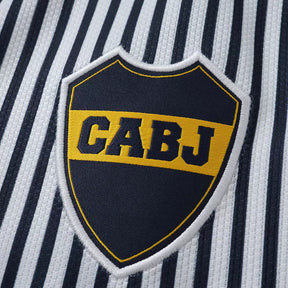 Maglia Boca Juniors Away 26/27 Uomo Bianco e Nero a righe verticali | Maglia da Calcio