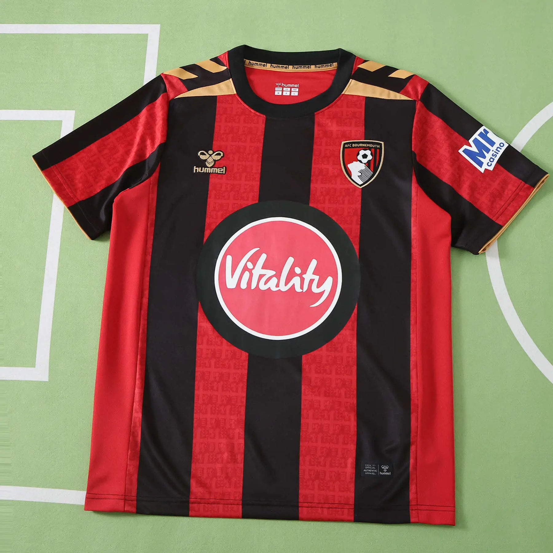 Maglia Bournemouth Home 26/27 Uomo Rosso e Nero | Maglia da Calcio