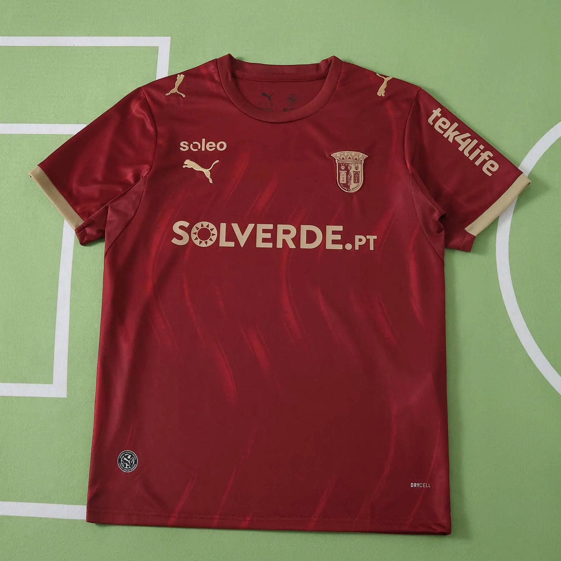 Maglia Braga Away 26/27 Uomo Bordeaux | Maglia da Calcio
