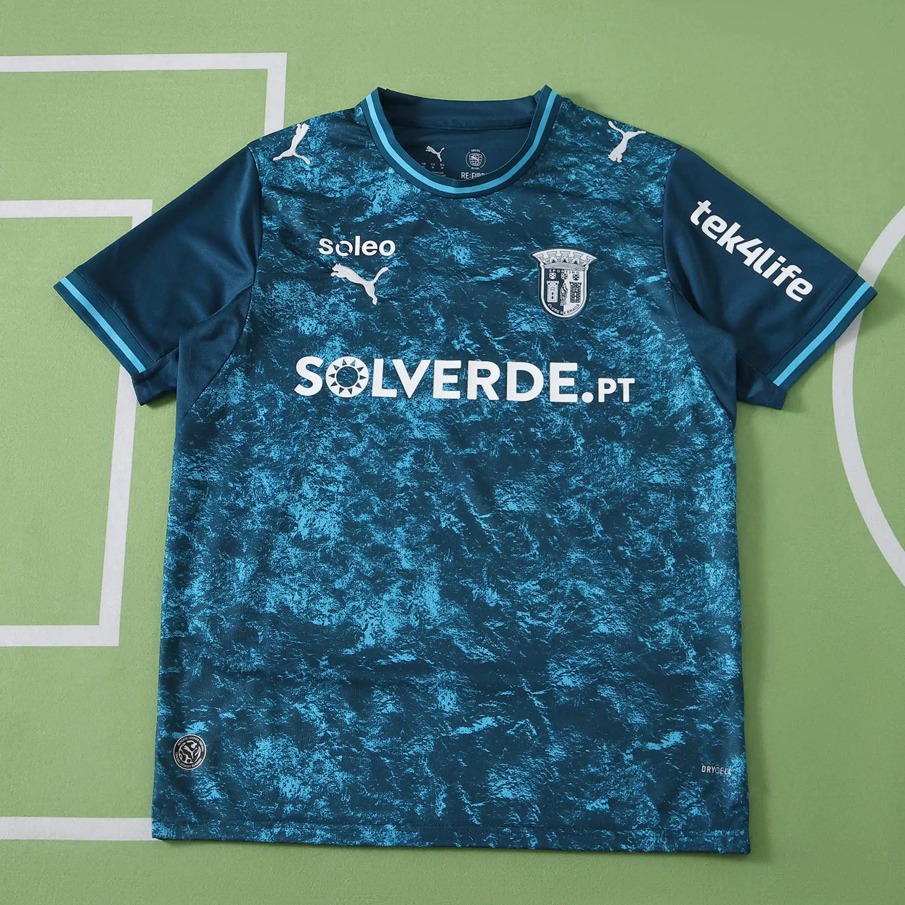 Maglia Braga Third 26/27 Uomo Blu Navy e Azzurro | Maglia da Calcio