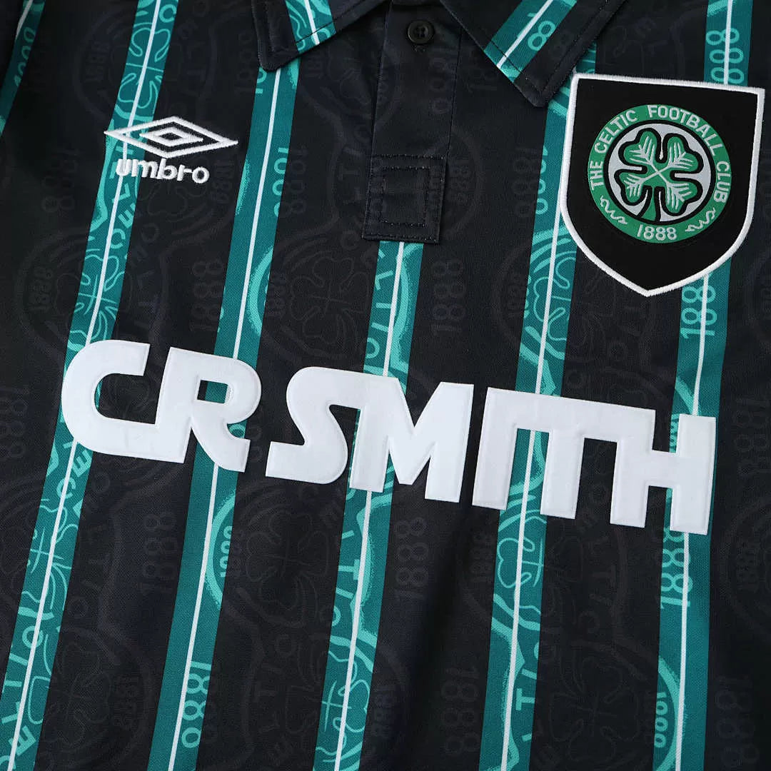 Maglia Celtic Away 92/93 Retro Uomo Nero | Maglia da Calcio