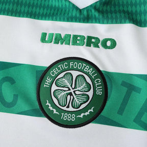 Maglia Celtic Home 97/99 Retro Uomo Verde e Bianco | Maglia da Calcio