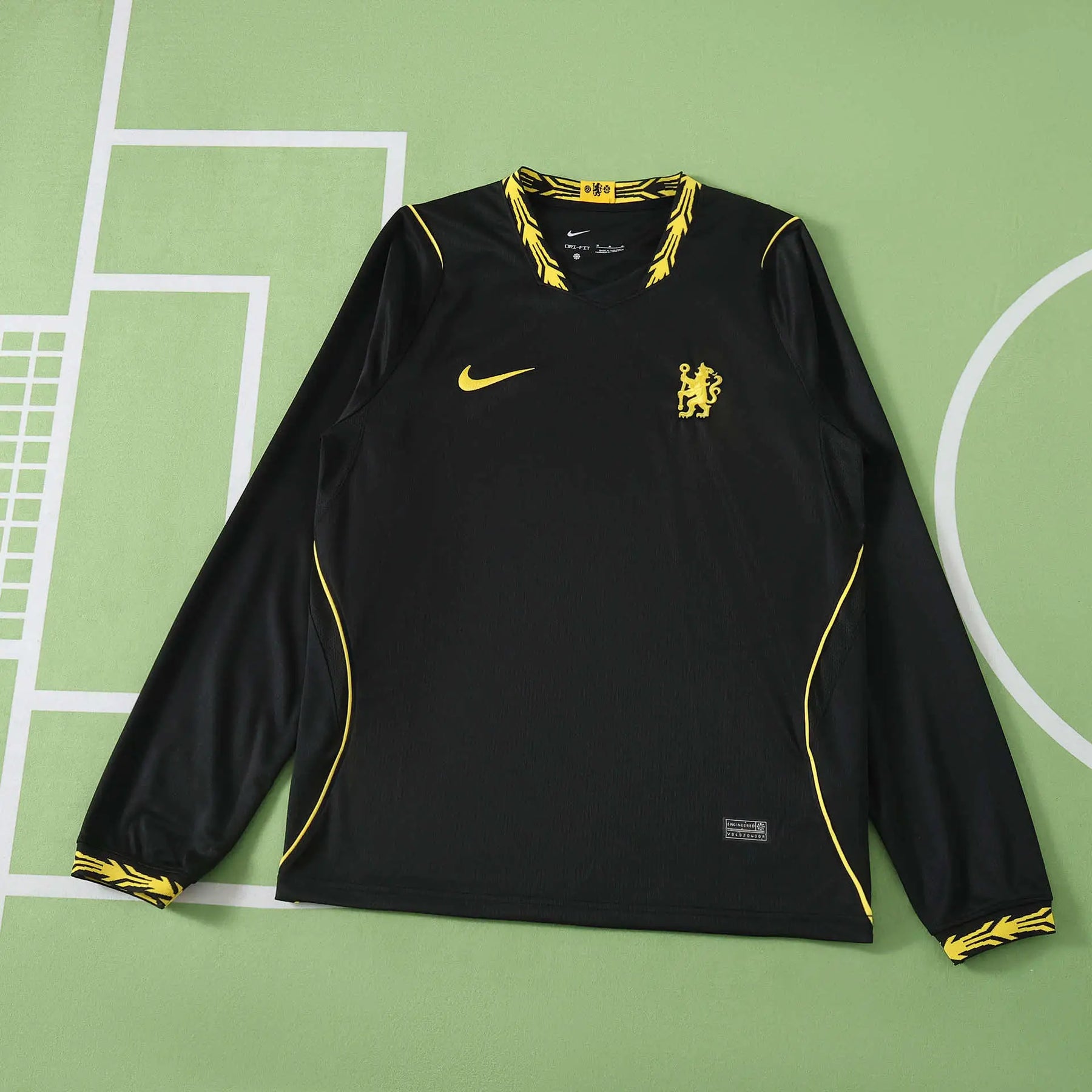 Maglia Chelsea Away 26/27 Manica Lunga Uomo Nero | Maglia da Calcio