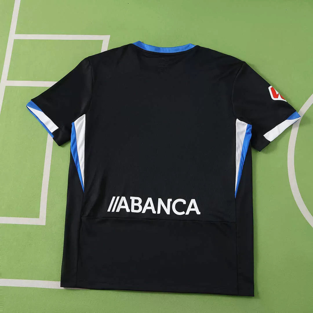 Maglia Deportivo La Coruña Away 26/27 Uomo Nero | Maglia da Calcio