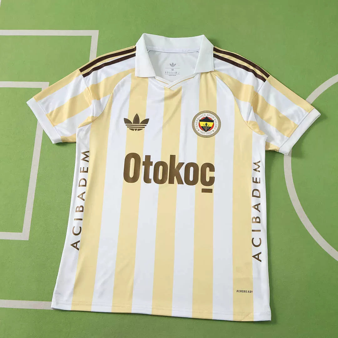 Maglia Fenerbahçe Away 26/27 Uomo Bianco e Giallo | Maglia da Calcio