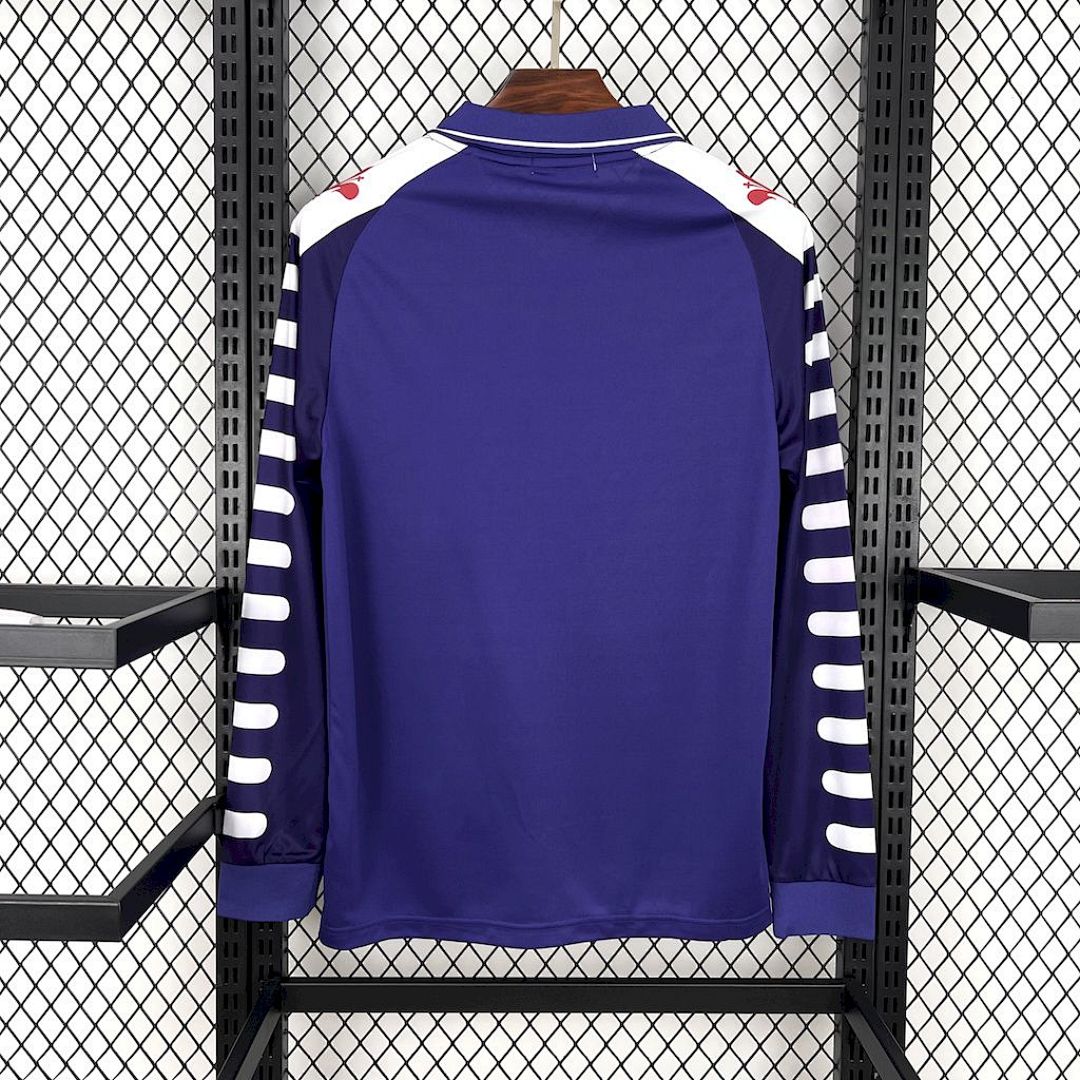 Maglia Fiorentina Home 98/99 Retro Manica Lunga Uomo Viola | Maglia da Calcio