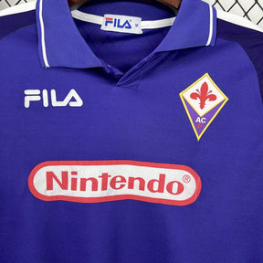 Maglia Fiorentina Home 98/99 Retro Manica Lunga Uomo Viola | Maglia da Calcio