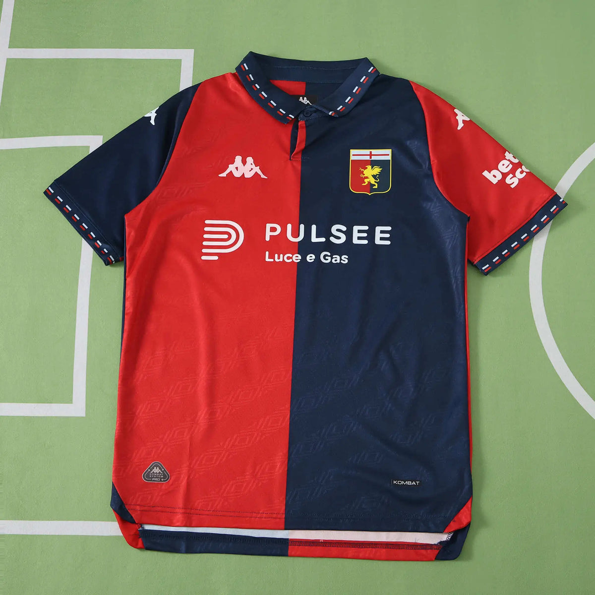 Maglia Genoa Home 26/27 Uomo Rosso e Blu Navy | Maglia da Calcio