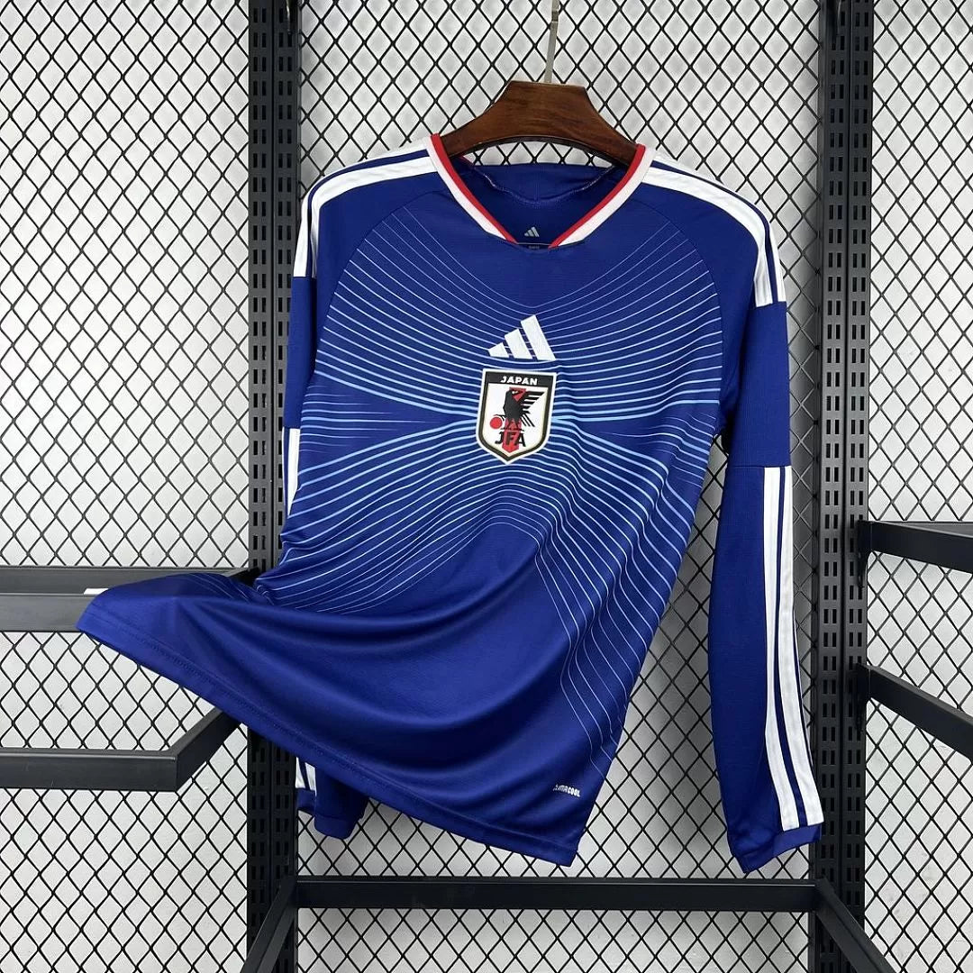 Maglia Giappone Home 2026 Manica Lunga Uomo Blu Navy | Maglia da Calcio