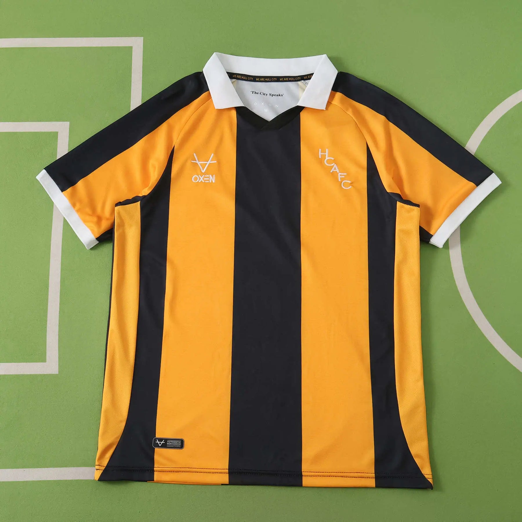 Maglia Hull City Home 26/27 Uomo Arancione e Nero | Maglia da Calcio