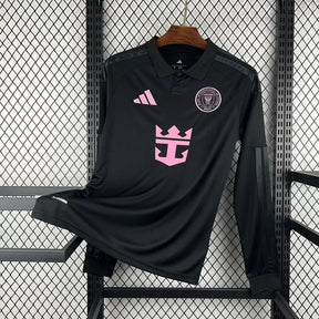 Maglia Inter Miami Away 26/27 Manica Lunga Uomo Nero | Maglia da Calcio