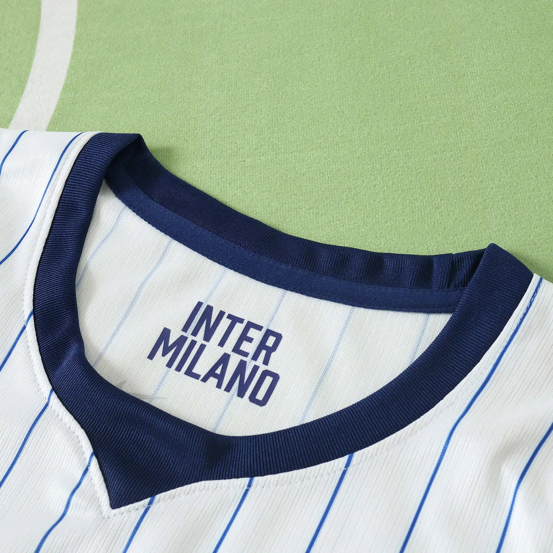 Maglia Inter Milan Away 26/27 Donna Bianco con righe blu navy | Maglia da Calcio