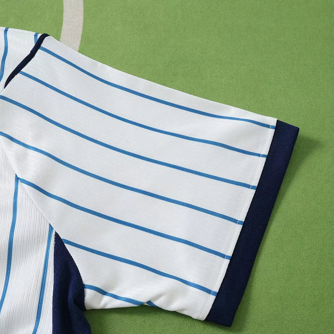 Maglia Inter Milan Away 26/27 Uomo Bianco con righe blu navy | Maglia da Calcio