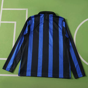 Maglia Inter Milan Home Manica Lunga 26/27 Uomo Nero/Blu | Maglia da Calcio