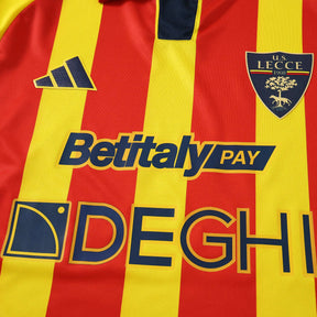 Maglia Lecce Home 26/27 Uomo Giallo e Rosso | Maglia da Calcio